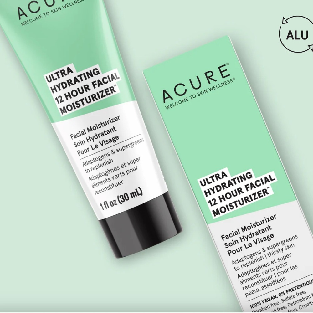 Acure 12 hour facial moisturizer
